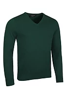 Mens V Neck Cotton Golf Sweater
