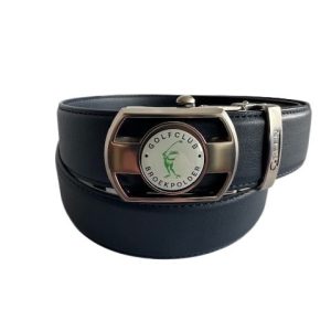 Golfriem met logo PU Mat leder